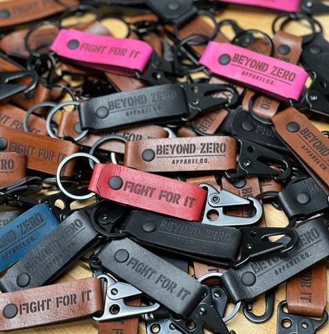 FIGHT FOR IT - Leather Keychain