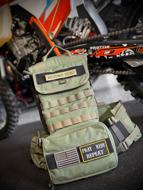 Pray-Ride-Repeat Embroidered Morale Patch